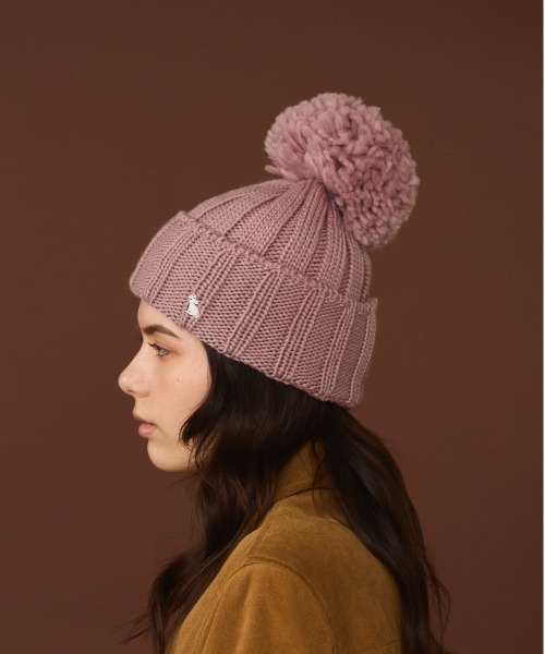 arth（アース）の「arth  Big Ponpon Watch / アース（ニットキャップ/ビーニー・レディース・イエロー/ライトパープル/ブラック・FREE）」の9枚目の写真