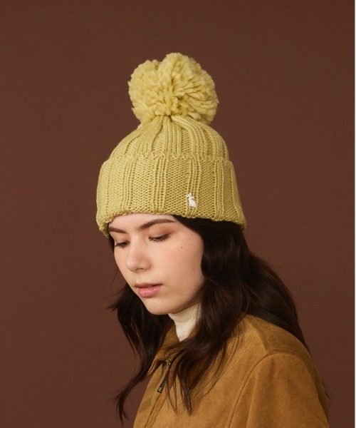arth（アース）の「arth  Big Ponpon Watch / アース（ニットキャップ/ビーニー・レディース・イエロー/ライトパープル/ブラック・FREE）」の13枚目の写真