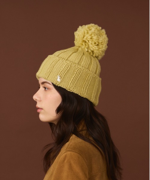 arth（アース）の「arth  Big Ponpon Watch / アース（ニットキャップ/ビーニー・レディース・イエロー/ライトパープル/ブラック・FREE）」の14枚目の写真