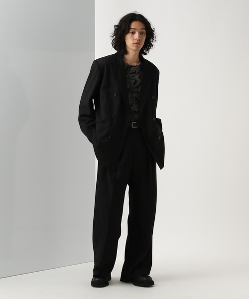 HARE（ハレ）の「シアーマーブルプリントカットソー(HARE)（Tシャツ/カットソー・メンズ・グレー/ブラック・SMALL/MEDIUM）」の22枚目の写真