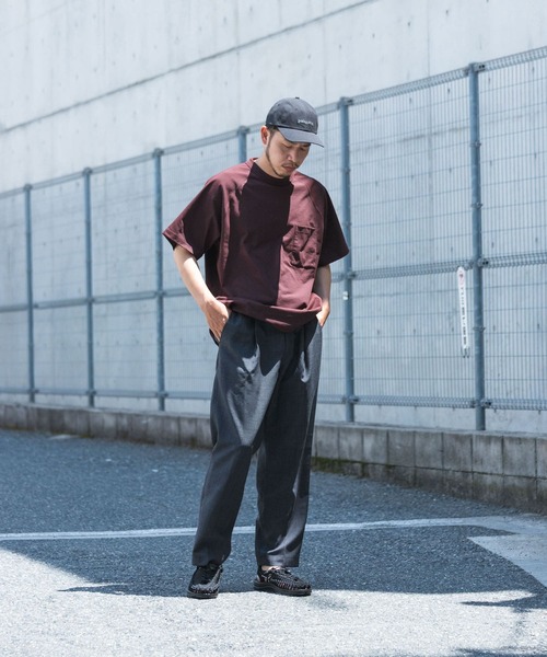 EKAL（エカル）の「『UR TECH DRYLUXE』ハイツイストイージートラウザー（その他パンツ・メンズ・モカ/チャコールグレー・MEDIUM/LARGE）」の5枚目の写真