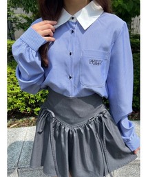 PHILLY | 【PHILLY】ショートラウンドヘムブラウス(シャツ/ブラウス)