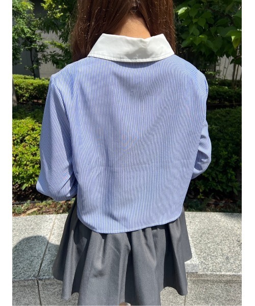 Round hem short SH ラウンドヘムショートシャツ Round hem short SH ラウンドヘムショートシャツ（シャツ