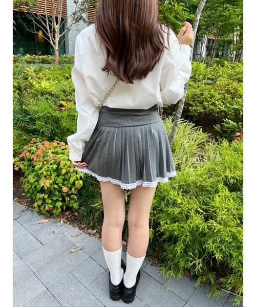 PHILLY（フィリー）の「【PHILLY】ショートラウンドヘムブラウス（シャツ/ブラウス・レディース・ブルー/ホワイト・FREE）」の12枚目の写真