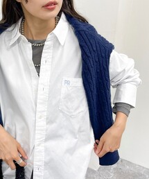 FR刺繍ベーシックシャツ
