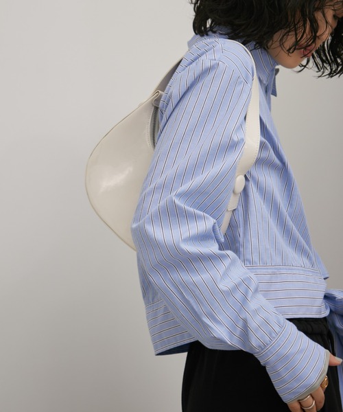 Aunt Marie's（アントマリーズ）の「エナメルムーンワンハンドルミニバッグ（ハンドバッグ・レディース・アイボリー/ブラック/レッド・FREE）」の15枚目の写真