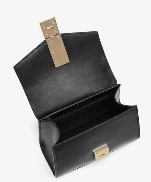 DEMELLIER LONDON(デメリエーロンドン)の「【DEMELLIER/デメリエー】Nano Montrealトップハンドルショルダーミニバッグ(ショルダーバッグ・レディース・ブラック/オフホワイト・フリー)」の6枚目の写真