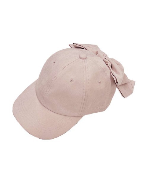 F i.n.t（フィント）の「バックリボンキャップ/fint（キャップ・レディース・ライトピンク/アイボリー/ブラック・FREE）」の5枚目の写真