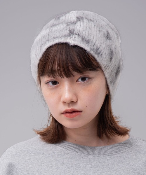 [mahagrid] DESTROYED ECLIPSE HAIRY BEANIE /追跡付 セール】『mahagrid/マハグリッド』 DESTROYED ECLIPSE HAIRY