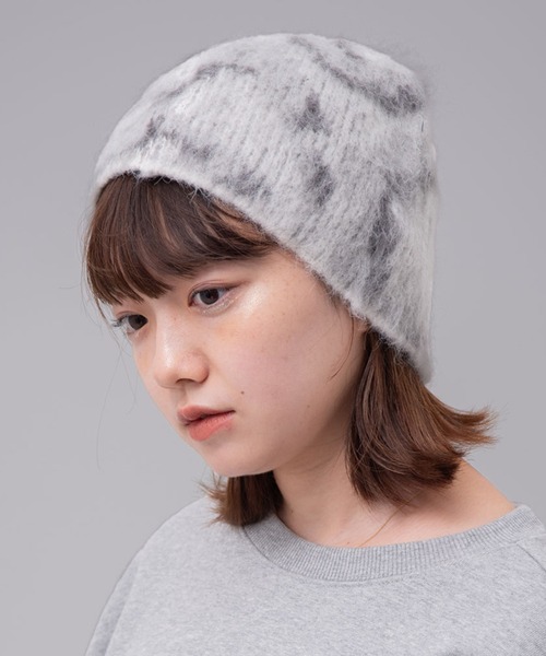 mahagrid/マハグリッド』 DESTROYED ECLIPSE HAIRY BEANIE/デストロイ