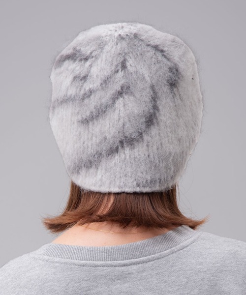 【mahagrid】24FW★ DESTROYED ECLIPSE HAIRY BEANIE セール】『mahagrid/マハグリッド』 DESTROYED ECLIPSE HAIRY