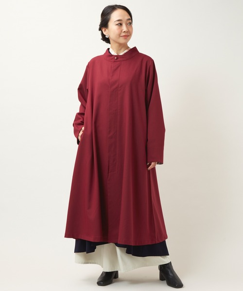 カヤ（カヤ）の「【カヤ】花よせ八掛長羽織（その他アウター・レディース・ネイビー/グリーン/ブラック/ボルドー・FREE）」の18枚目の写真