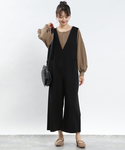 GLOBAL WORK Smile Seed Store（グローバルワーク スマイルシードストア）の「フクレジャガード袖ボリューム/121896（Tシャツ/カットソー・レディース・モカ/チャコール/ブラック/グレイッシュベージュ・X-LARGE/LARGE/SMALL/MEDIUM）」の13枚目の写真