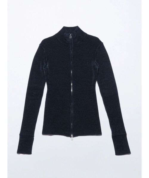 VEQUM(VEQUM)の「【VEQUM】ZIP FIT KNIT(ニット/セーター・レディース・カーキ/ブラック/グレー/ネイビー・FREE)」の4枚目の写真