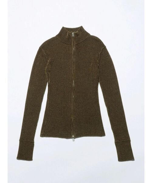 VEQUM(VEQUM)の「【VEQUM】ZIP FIT KNIT(ニット/セーター・レディース・カーキ/ブラック/グレー/ネイビー・FREE)」の18枚目の写真
