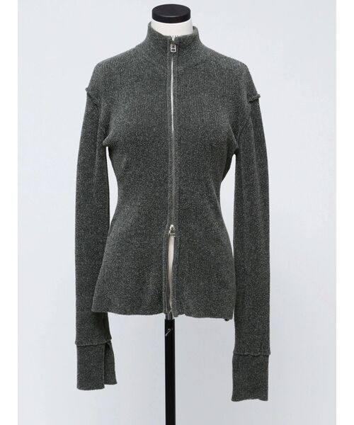 VEQUM(VEQUM)の「【VEQUM】ZIP FIT KNIT(ニット/セーター・レディース・カーキ/ブラック/グレー/ネイビー・FREE)」の19枚目の写真