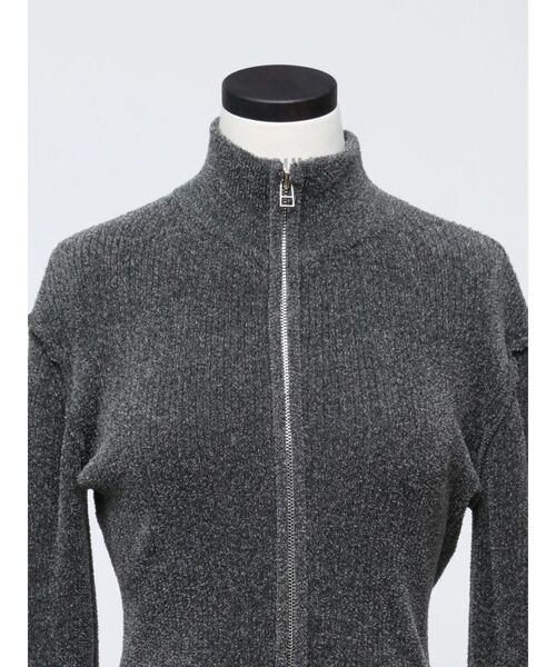 VEQUM(VEQUM)の「【VEQUM】ZIP FIT KNIT(ニット/セーター・レディース・カーキ/ブラック/グレー/ネイビー・FREE)」の22枚目の写真