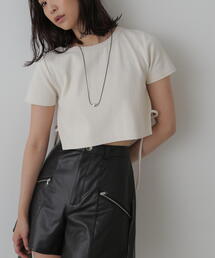 FREE'S MART | ヴィンテージ加工サイドベルトTシャツ(Tシャツ/カットソー)