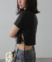 FREE'S MART | ヴィンテージ加工サイドベルトTシャツ(Tシャツ/カットソー)