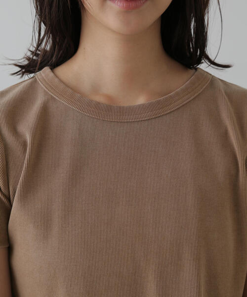 FREE'S MART（フリーズマート）の「ヴィンテージ加工サイドベルトTシャツ（Tシャツ/カットソー・レディース・ホワイト/ブラウン/ブラック・FREE）」の13枚目の写真