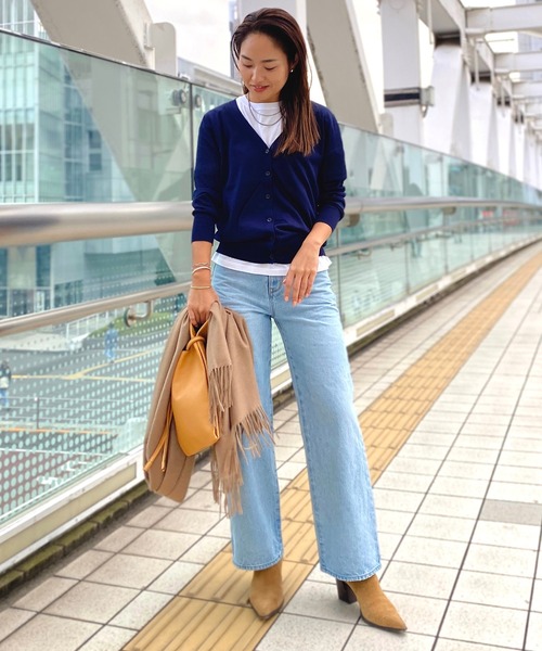 STUNNING LURE ネイビー カーディガン