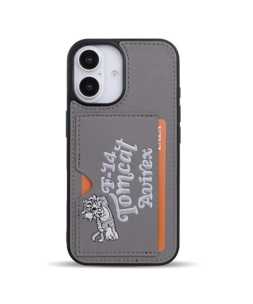 AVIREX（アヴィレックス）の「iPhone16 iPhone16Pro アヴィレックス [ポケット付き刺繍背面]（スマホケース/カバー・メンズ・ブラック/グレー/ネイビー・iPhone 16/iPhone 16 Pro）」の20枚目の写真