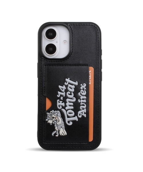 AVIREX（アヴィレックス）の「iPhone16 iPhone16Pro アヴィレックス [ポケット付き刺繍背面]（スマホケース/カバー・メンズ・ブラック/グレー/ネイビー・iPhone 16/iPhone 16 Pro）」の19枚目の写真