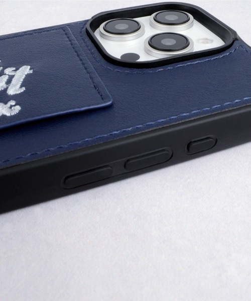 AVIREX（アヴィレックス）の「iPhone16 iPhone16Pro アヴィレックス [ポケット付き刺繍背面]（スマホケース/カバー・メンズ・ブラック/グレー/ネイビー・iPhone 16/iPhone 16 Pro）」の16枚目の写真