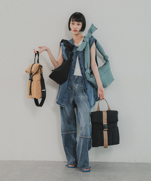 O0u（オーゼロユー）の「【O0u×LE VERNIS】ジグリーショルダーBAG 116574（ショルダーバッグ・レディース・ブラック/ブルーグレー・ONE SIZE）」の22枚目の写真