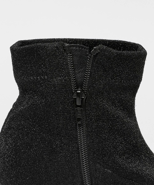 niko and...(ニコアンド)の「オリジナルラメストレッチブーツ(ブーツ・レディース・シルバー/ブラック・SMALL/MEDIUM/LARGE)」の7枚目の写真