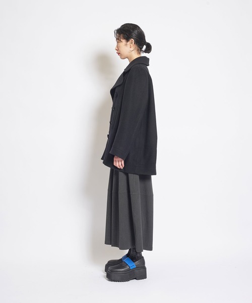 gomme（ゴム）の「モッサ　バルーンコート（テーラードジャケット・メンズ・ブラック・MEDIUM）」の22枚目の写真