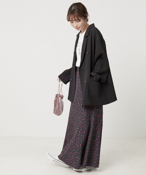 FREAK'S STORE（フリークスストア）の「限定展開　ダブル テーラード ジャケット（テーラードジャケット・レディース・ベージュ/グレー/ブラック・ﾌﾘ-）」の16枚目の写真