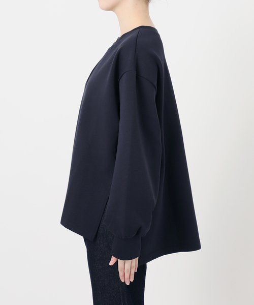 SLOBE IENA（スローブイエナ）の「ダンボールスキッパープルオーバー（スウェット・レディース・ブラック/ネイビー・FREE）」の20枚目の写真