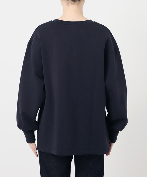 SLOBE IENA（スローブイエナ）の「ダンボールスキッパープルオーバー（スウェット・レディース・ブラック/ネイビー・FREE）」の21枚目の写真