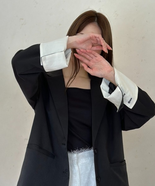 Per sist ence（パーシエンス）の「TRツイル袖折り返しシングル