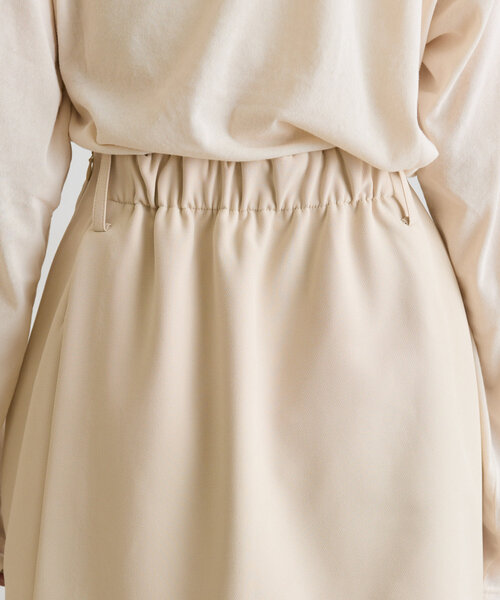 mystic（ミスティック）の「【3サイズ展開】レイヤードミニスカパン（スカート・レディース・ブラウン/ブラック/アイボリー・0/2/1）」の10枚目の写真