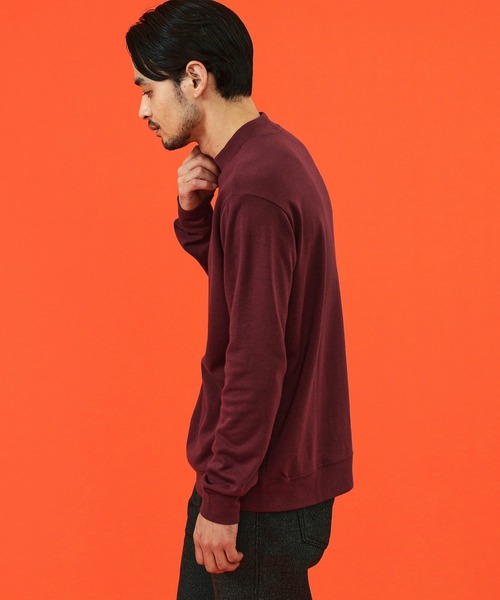 EDWIN(エドウィン)の「デニスラ モックネック Tシャツ 長袖(Tシャツ/カットソー・メンズ・ホワイト/グレー/ワイン/ブラック・SMALL/MEDIUM/LARGE/X-LARGE)」の13枚目の写真