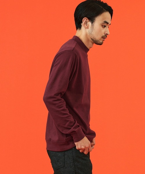 EDWIN(エドウィン)の「デニスラ モックネック Tシャツ 長袖(Tシャツ/カットソー・メンズ・ホワイト/グレー/ワイン/ブラック・SMALL/MEDIUM/LARGE/X-LARGE)」の14枚目の写真