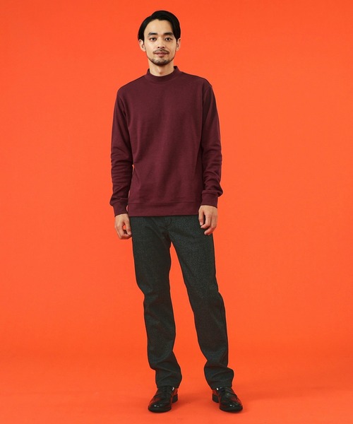 EDWIN(エドウィン)の「デニスラ モックネック Tシャツ 長袖(Tシャツ/カットソー・メンズ・ホワイト/グレー/ワイン/ブラック・SMALL/MEDIUM/LARGE/X-LARGE)」の16枚目の写真
