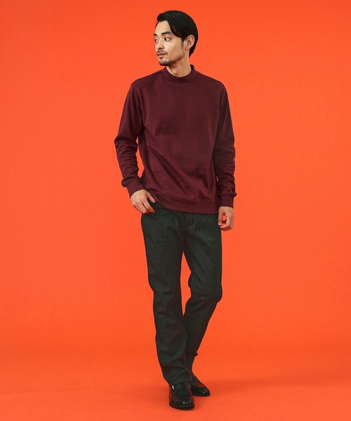 EDWIN(エドウィン)の「デニスラ モックネック Tシャツ 長袖(Tシャツ/カットソー・メンズ・ホワイト/グレー/ワイン/ブラック・SMALL/MEDIUM/LARGE/X-LARGE)」の17枚目の写真