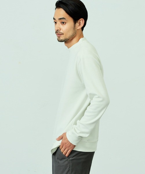 EDWIN(エドウィン)の「デニスラ モックネック Tシャツ 長袖(Tシャツ/カットソー・メンズ・ホワイト/グレー/ワイン/ブラック・SMALL/MEDIUM/LARGE/X-LARGE)」の19枚目の写真