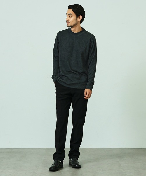 EDWIN(エドウィン)の「デニスラ モックネック Tシャツ 長袖(Tシャツ/カットソー・メンズ・ホワイト/グレー/ワイン/ブラック・SMALL/MEDIUM/LARGE/X-LARGE)」の10枚目の写真