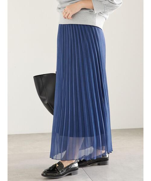 【上品ブルーでコーデが決まる♪】Dior★ミディプリーツスカート Christian Dior - 極美品 クリスチャンディオール Christian