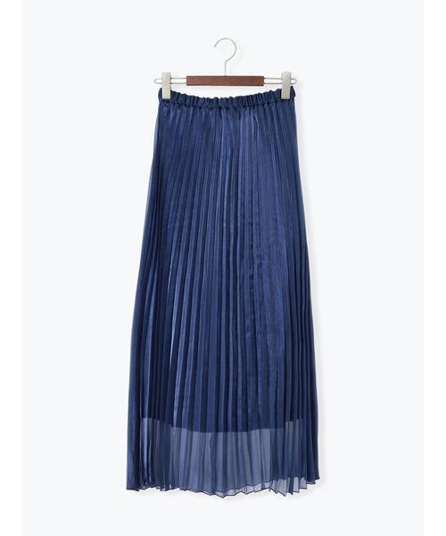 Te chichi（テチチ）の「オーロラサテンプリーツスカート（スカート・レディース・ブラウン/グレー/ブルー・F）」の18枚目の写真