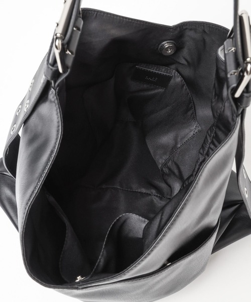 HARE（ハレ）の「バックルベルトショルダーBAG(HARE)（ショルダーバッグ・メンズ・ブラック・FREE）」の7枚目の写真