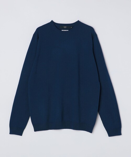 SHIPS Colors(シップス カラーズ)の「SHIPS Colors:〈手洗い可能〉アンチピリング 12G クルーネック ニット(ニット/セーター・メンズ・ダークグレー/オレンジ/ロイヤルブルー/ネイビー/ブルー/ライトグレー・MEDIUM/LARGE/X-LARGE)」の9枚目の写真
