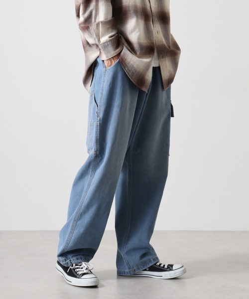 Jungle Storm(ジャングルストーム)の「Easy work pants / イージーワークパンツ unisex(カーゴパンツ・メンズ・ネイビー/ブラック系1/サックスブルー/ブラック/アイボリー・FREE)」の13枚目の写真