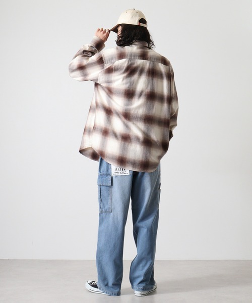 Jungle Storm(ジャングルストーム)の「Easy work pants / イージーワークパンツ unisex(カーゴパンツ・メンズ・ネイビー/ブラック系1/サックスブルー/ブラック/アイボリー・FREE)」の15枚目の写真