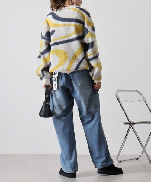Jungle Storm(ジャングルストーム)の「Easy work pants / イージーワークパンツ unisex(カーゴパンツ・メンズ・ネイビー/ブラック系1/サックスブルー/ブラック/アイボリー・FREE)」の10枚目の写真