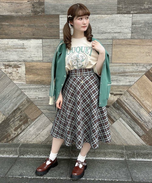 F i.n.t(フィント)の「トラックラインニットカーディガン/fint(カーディガン/ボレロ・レディース・ベージュ/レッド/グリーン・FREE)」の11枚目の写真